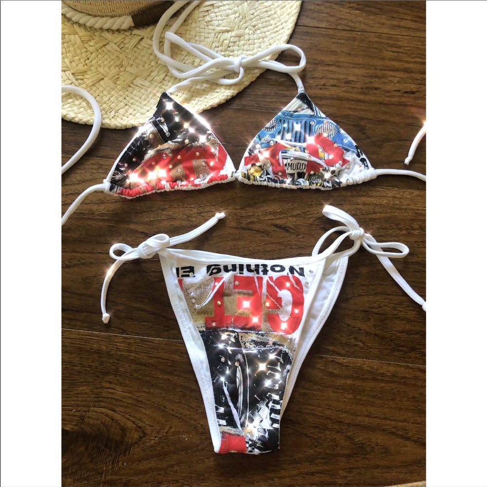 Desiree Swarovski Brazilian Bikini (runs small)
